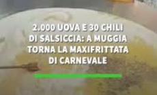 2.000 uova e 30 chili di salsiccia: a Muggia torna la maxifrittata di Carnevale