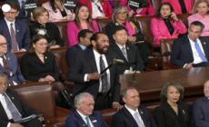 Il deputato texano Dem Al Green interrompe Trump e viene espulso