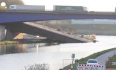 Belgio, crolla un ponte autostradale: almeno un morto