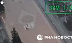 Bandiere russe a Sudzha, nel Kursk: le immagini di Ria Novosti