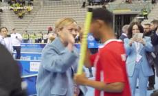 Meloni saluta gli atleti degli Special Olympics Games