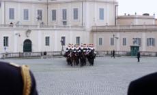 Quirinale, Mattarella assiste al cambio della guardia