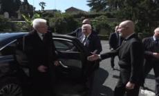 Mattarella visita l'Istituto Nazionale di Studi Romani