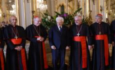 Mattarella incontra i Cardinali italiani di nuova nomina