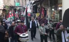 Libano, sostenitori di Hezbollah in marcia per la Giornata di Al-Quds