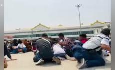 Terremoto in Myanmar, passeggeri a terra sulla pista dell'aeroporto di Mandalay