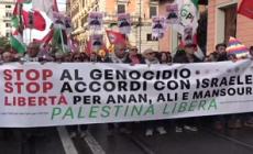 Corteo pro Pal a Roma: "Italia complice del genocidio"