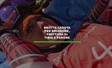 Brutta caduta per Brignone, frattura di tibia e perone