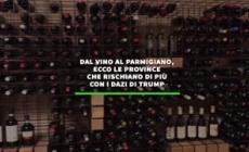 Dal vino al parmigiano, ecco le province che rischiano di piu' con i dazi di Trump