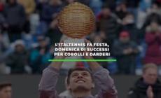 L'Italtennis fa festa, domenica di successi per Cobolli e Darderi
