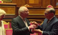 Mezz'ora di tour al Senato per i reali inglesi, dalla campanella al te'