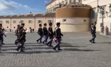 Il servizio di Guardia d'onore al Quirinale per il 173esimo della polizia