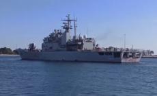 Partita da Brindisi la nave con i migranti per Gjader in Albania