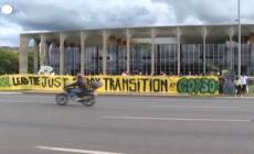 Brasilia, protesta per chiedere una giusta transizione ecologica