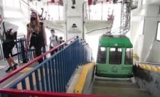 Funivia del Faito, il tratto dove e' accaduta la tragedia in un video di archivio