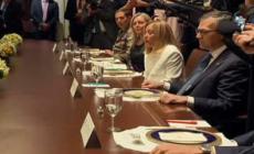 Washington, Meloni: "Insieme possiamo uscire tutti piu' forti"