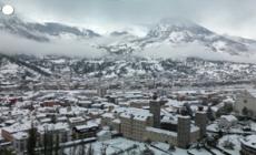 Forti nevicate sulle regioni alpine in Italia, Svizzera e Francia