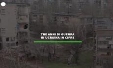 Tre anni di guerra in Ucraina in cifre