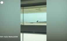 Aereo Delta in fiamme all'aeroporto di Orlando