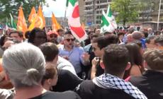 25 Aprile, tensioni tra manifestanti al corteo dell'Anpi a Roma