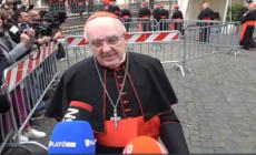 Cardinali a Santa Maria Maggiore per l'omaggio al Papa