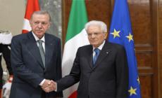 Il presidente Mattarella&nbsp;riceve Erdogan al Quirinale