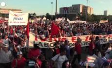 Primo maggio, Cuba: maxi-corteo in risposta alle sanzioni Usa