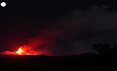 Etna, spettacolo notturno con l'attivita' dal cratere sud-orientale