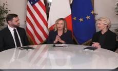 Ue-Usa, trilaterale Meloni-Vance-von der Leyen a Palazzo Chigi