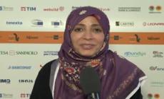 Tawakkol Karman: "Qui per parlare di come migliorare il mondo"