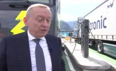 A Bolzano la prima ricarica da 1000kW per tir elettrici