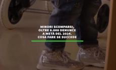 Minori scomparsi, oltre 8.000 denunce a meta' del 2024