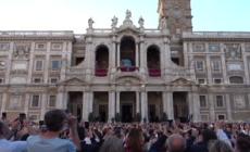 Papa Leone XIV a Santa Maria Maggiore: "Grazie a tutti voi per essere qui"