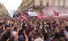 Champions Cup di rugby, la festa a Bordeaux per storica vittoria dell'UBB