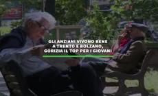 Gli anziani vivono bene a Trento e Bolzano, Gorizia top per i giovani