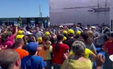 Vespucci a Civitavecchia, la festa degli Special Olympics