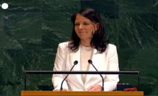 Annalena Baerbock e' la nuova presidente dell'assemblea generale dell'Onu