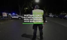 Scattano i limiti all'installazione degli autovelox, ecco quali sono