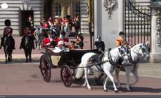 Londra, i reali alla parata "Trooping the Colour": c'e' anche Kate