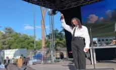 Ghali a sorpresa al concerto per la Palestina a Roma