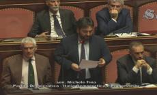 Carceri, il senatore Fina (Pd) legge in Aula le parole di Alemanno