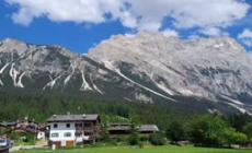 San Vito di Cadore, la Croda Marcora dopo le frane di questi giorni