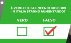 Ansa VERIFIED - E' vero che gli incendi boschivi in Italia stanno aumentando?