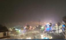 Maltempo a San Benedetto del Tronto con pioggia e vento forte