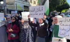 Jenin, manifestazione contro la crisi umanitaria nella Striscia di Gaza