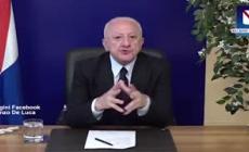 De Luca: "In Campania nulla e' chiuso, faro' operazione verita'"