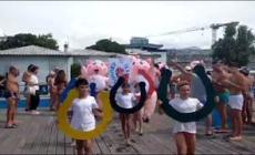 Olimpiadi delle Clanfe a Trieste, la gara goliardica di tuffi