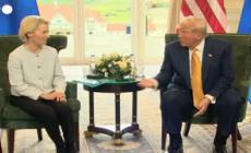Incontro Trump e von der Leyen per sbloccare la crisi commerciale Usa-Ue