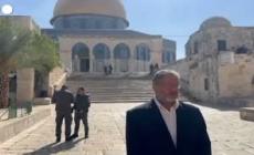 Ben Gvir visita complesso della Moschea di Al-Aqsa e chiede la sovranita' su Gaza