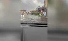Maltempo in Versilia, allagata la passeggiata di Viareggio